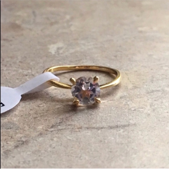 WHITE TOPAZ RING - Picture 5 of 8